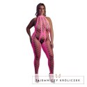 Bodystocking z dekoltem w szpic XL/XXXXL Ouch! by shots Ouch! by Shots