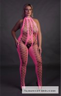 Bodystocking z dekoltem w szpic XL/XXXXL Ouch! by shots Ouch! by Shots