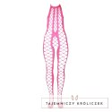 Bodystocking z dekoltem w szpic XL/XXXXL Ouch! by shots Ouch! by Shots