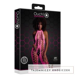 Bodystocking z dekoltem w szpic XS/L Ouch! by shots Ouch! by Shots