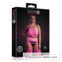 Dwuczęściowe body z krótkim topem i pończochami XL/XXXXL Ouch! by shots Ouch! by Shots