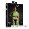 Dwuczęściowe body z krótkim topem i pończochami XL/XXXXL Ouch! by shots Ouch! by Shots