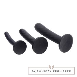 XR Brands - 3 sztuki silikonowych dildo do założenia na pasku XR Brands