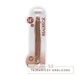 RealRock - Podwójne wygięte dildo - bardzo długie 36cm RealRock by Shots