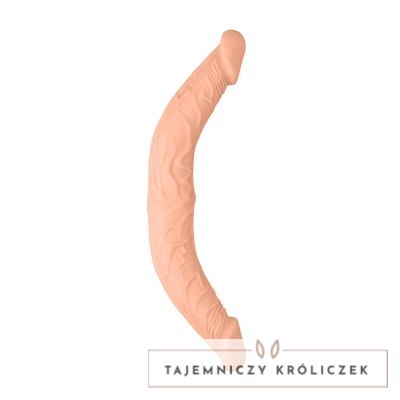 RealRock - Podwójne wygięte dildo - bardzo długie 36cm RealRock by Shots