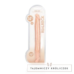 RealRock - Podwójne wygięte dildo - bardzo długie 36cm RealRock by Shots