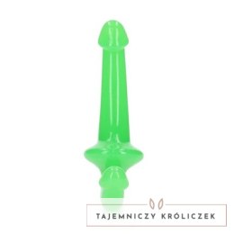 RealRock - Dildo StrapOn świecące w ciemności 13,5 cm RealRock by Shots