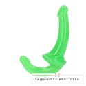 RealRock - Dildo StrapOn świecące w ciemności 13,5 cm RealRock by Shots