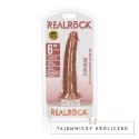 RealRock - Cienkie realistyczne dildo z przyssawką 15,5 cm RealRock by Shots