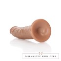 RealRock - Cienkie realistyczne dildo z przyssawką 15,5 cm RealRock by Shots