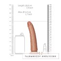 RealRock - Cienkie realistyczne dildo z przyssawką 18 cm RealRock by Shots