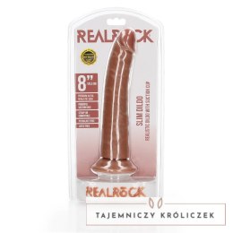 RealRock - Cienkie realistyczne dildo z przyssawką 20,5 cm RealRock by Shots