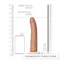 RealRock - Cienkie realistyczne dildo z przyssawką 20,5 cm RealRock by Shots