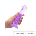 RealRock - Dildo z przyssawką gładkie 17 cm RealRock by Shots