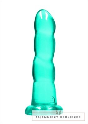 RealRock - Dildo z przyssawką karbowane 17 cm RealRock by Shots