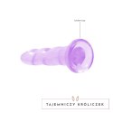 RealRock - Dildo z przyssawką karbowane 17 cm RealRock by Shots