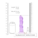 RealRock - Dildo z przyssawką karbowane 17 cm RealRock by Shots