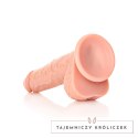 RealRock - Proste realistyczne dildo z jądrami i przyssawką 20,5 cm RealRock by Shots