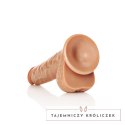 RealRock - Proste realistyczne dildo z jądrami i przyssawką 28 cm RealRock by Shots