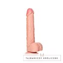 RealRock - Proste realistyczne dildo z jądrami i przyssawką 30,5 cm RealRock by Shots