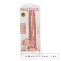 RealRock - Proste realistyczne dildo z jądrami i przyssawką 30,5 cm RealRock by Shots