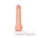 RealRock - Proste realistyczne dildo z jądrami i przyssawką 30,5 cm RealRock by Shots