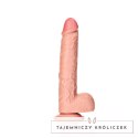 RealRock - Proste realistyczne dildo z jądrami i przyssawką 30,5 cm RealRock by Shots