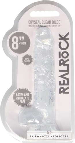 RealRock - Realistyczne dildo z jądrami 21 cm RealRock by Shots