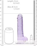 RealRock - Realistyczne dildo z jądrami 21 cm RealRock by Shots