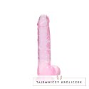 RealRock - Realistyczne dildo z jądrami 21 cm RealRock by Shots