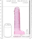 RealRock - Realistyczne dildo z jądrami 23 cm RealRock by Shots