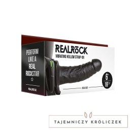 RealRock - Wibrator - dildo na pasku 15,5 cm RealRock by Shots