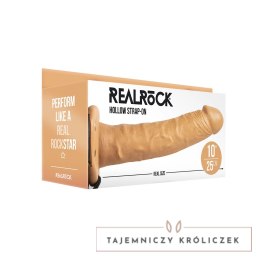 RealRock - Wibrator - dildo na regulowanym pasku 24,5 cm RealRock by Shots