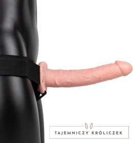 RealRock - Wibrator - dildo na regulowanym pasku 24,5 cm RealRock by Shots