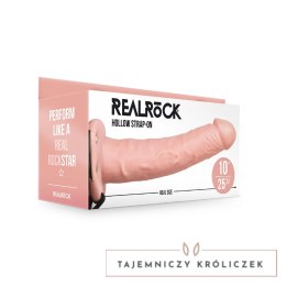 RealRock - Wibrator - dildo na regulowanym pasku 24,5 cm RealRock by Shots