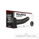 RealRock - Wibrator - dildo z jądrami na pasku 15,5 cm RealRock by Shots