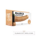 RealRock - Wibrator - dildo z jądrami na pasku 18 cm RealRock by Shots