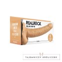 RealRock - Wibrator - dildo z jądrami na pasku 23 cm RealRock by Shots