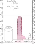 RealRock - Realistyczne dildo z jądrami 18 cm RealRock by Shots