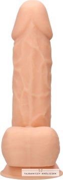 RealRock - Silikonowe dildo z jądrami 21,6 cm RealRock by Shots