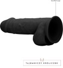 RealRock - Silikonowe dildo z jądrami 21,6 cm RealRock by Shots