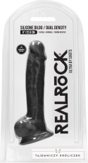 RealRock - Silikonowe dildo z jądrami 23 cm RealRock by Shots