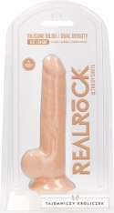 RealRock - Silikonowe dildo z jądrami 24 cm RealRock by Shots