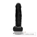 RealRock - Wibrujące realistyczne dildo z jądrami - z pilotem 20 cm RealRock by Shots