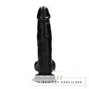 RealRock - Wibrujące realistyczne dildo z jądrami - z pilotem 20 cm RealRock by Shots