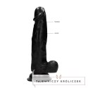 RealRock - Wibrujące realistyczne dildo z jądrami - z pilotem 20 cm RealRock by Shots