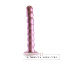 Ouch! - Silikonowe dildo G-Spot z koralikami - 16,5 cm Ouch! by Shots