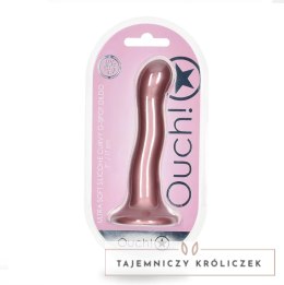 Ouch! - Ultra miękkie silikonowe dildo Curvy G-Spot - 17 cm Ouch! by Shots