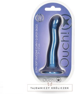 Ouch! - Ultra miękkie silikonowe dildo Curvy G-Spot - 17 cm Ouch! by Shots