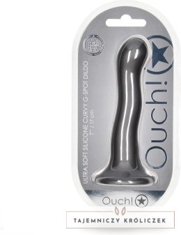 Ouch! - Ultra miękkie silikonowe dildo Curvy G-Spot - 17 cm Ouch! by Shots